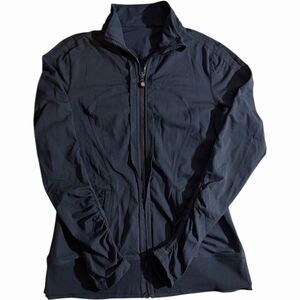 Lululemon Define Jacket Size 10 Black Long Sleeve